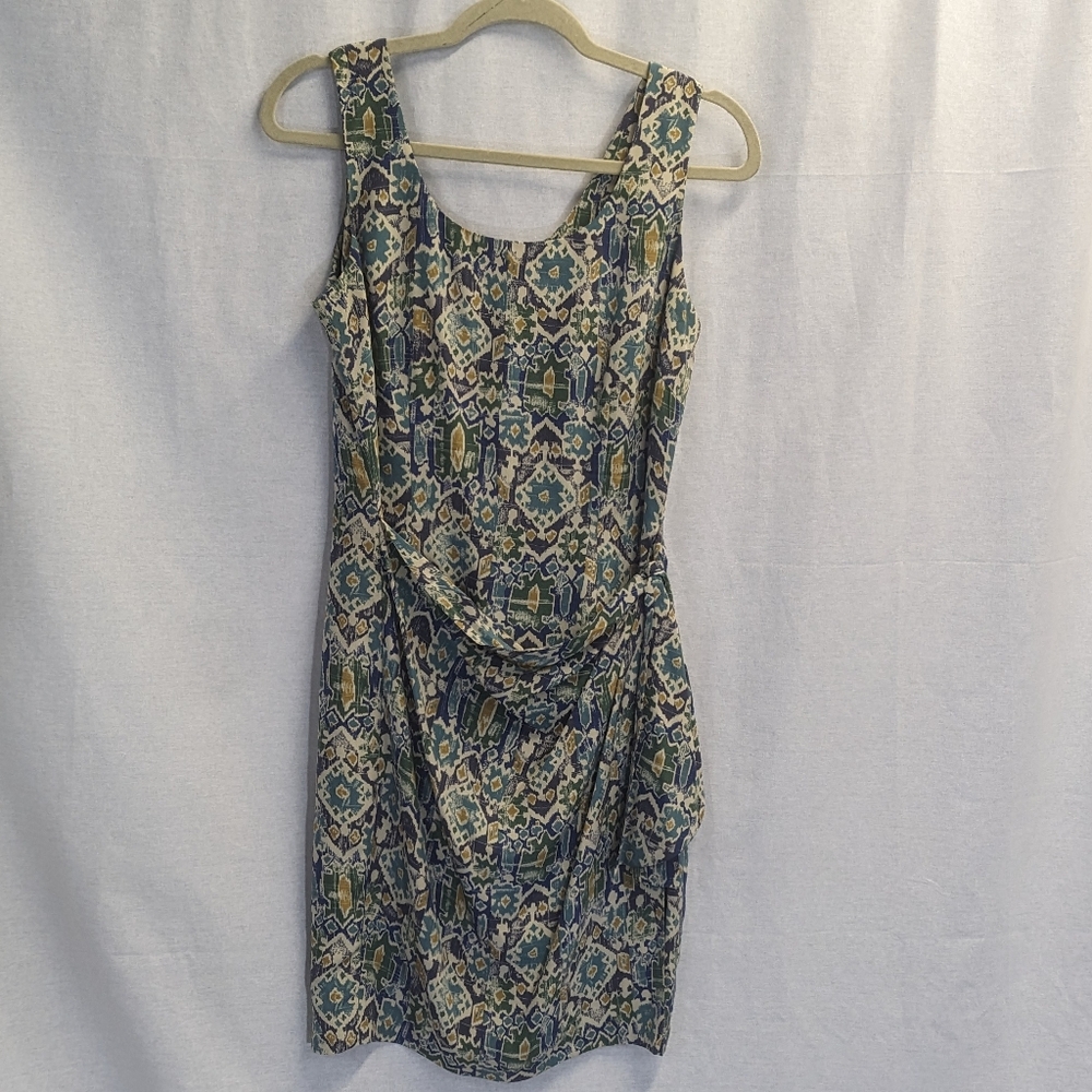 Adrianna Papell Size 8 Wrap Dress 100% Silk Lining